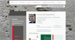 Desktop Screenshot of christophkuehberger.com