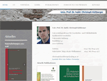 Tablet Screenshot of christophkuehberger.com